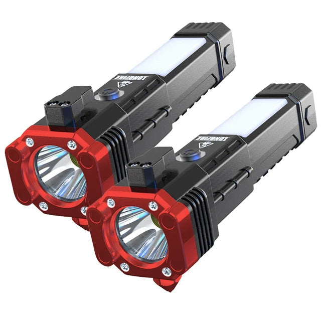 Super jasny latarko-młotek na sytuację kryzysowe