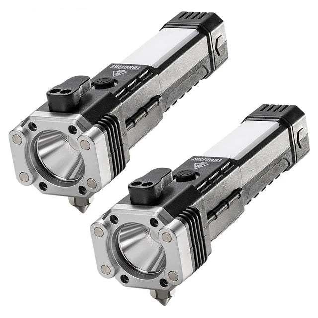 Super jasny latarko-młotek na sytuację kryzysowe