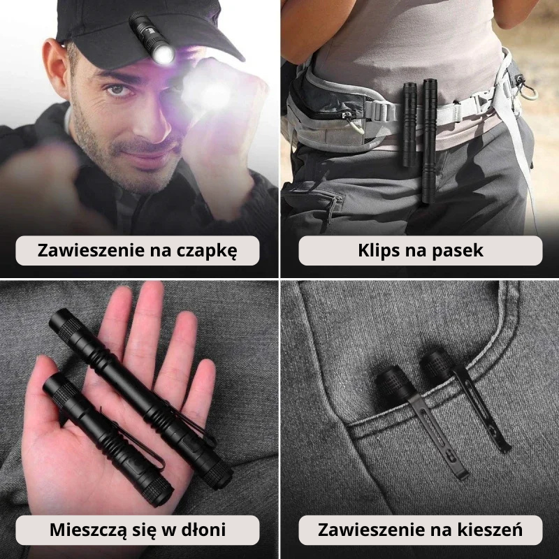 Mini ładowarka przenośna dużej mocy 1000lm